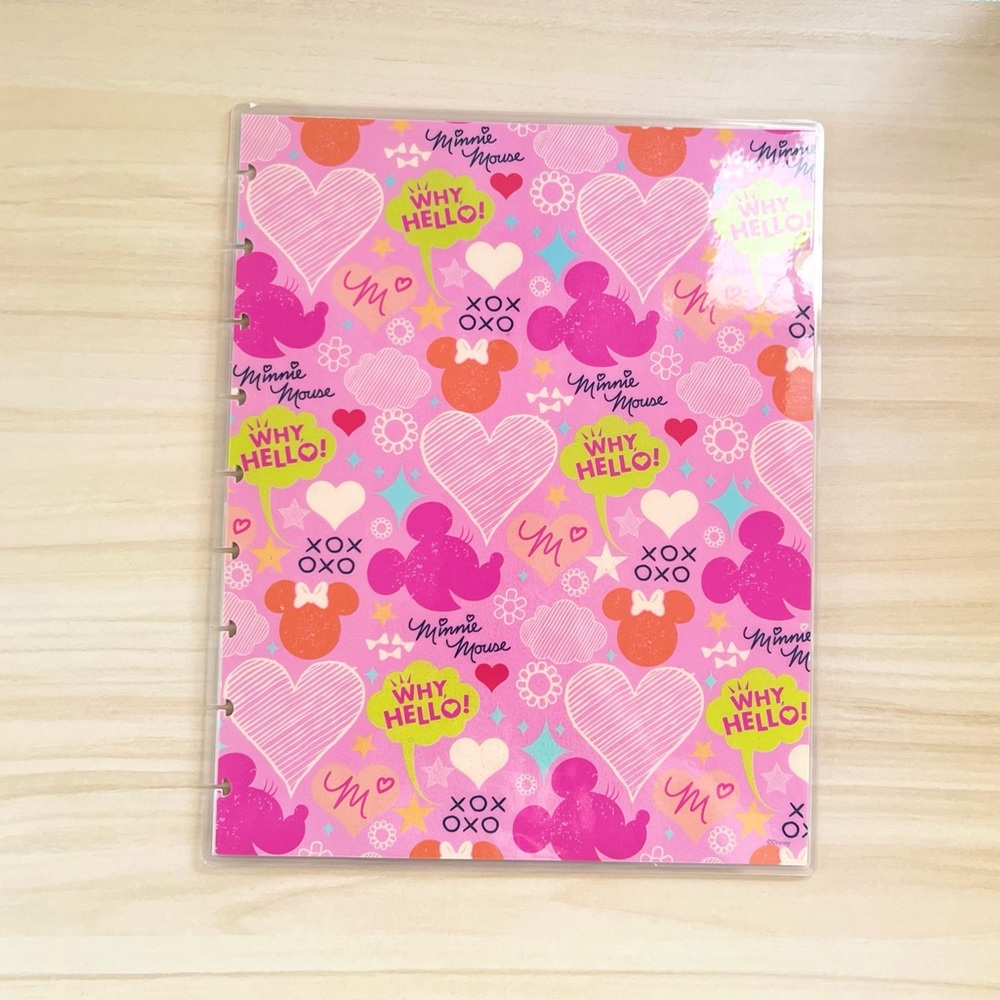 Happy planner classic size cover set disney Minnie Mouse